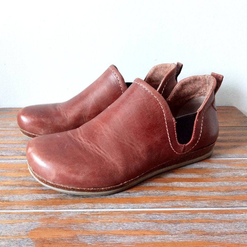 Stegmann Clogs - Women's 'Lieben' Chelsea Leather Boots - size 8